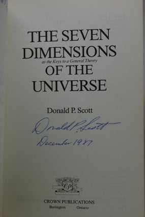 The Seven Dimensions as the Keys to a General Theory of the Universe