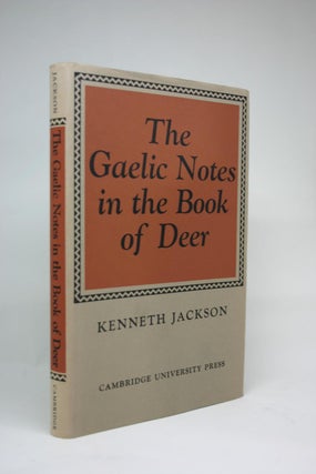 Item #000233 The Gaelic Notes in the Book of Deer: The Osborn Bergin Memorial Lecture 1970....