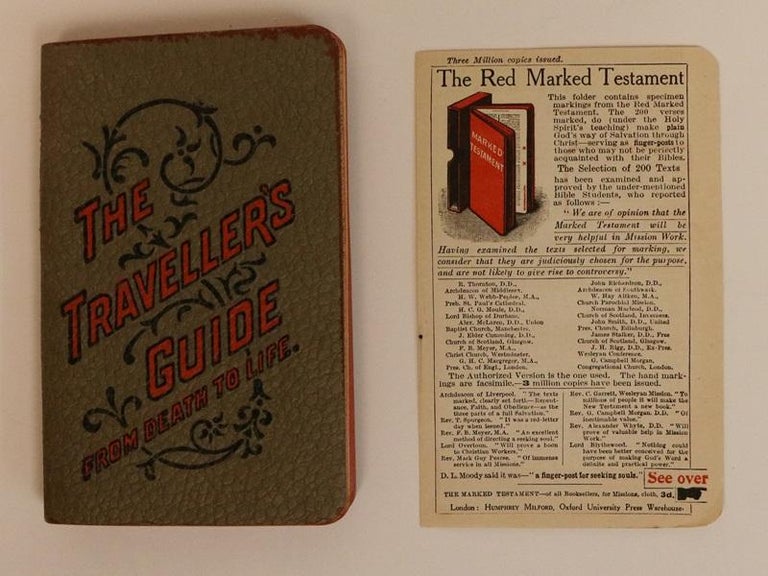 Item #000592 The Travelers Guide from Death to Life. Mrs. Stephen Menzies.