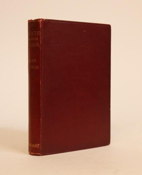 Item #000644 Dante And Other Essays. R. W. Church, Richard William.