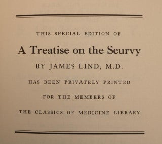 A Treatise on Scurvy. In Three Parts: Containing an Inquiry Into the Nature, Causes, and Cure, of That Disease. Together with a Critical and Chronological View of What Has Been Published on the Subject.