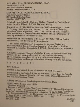 Dreams, Foreword By Robert Hinshaw