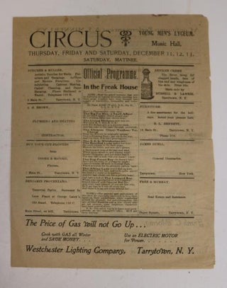 Item #000917 [Circus: Official Programme
