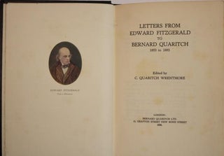 Letters from Edward Fitzgerald to Bernard Quaritch