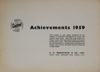 Achievements 1959