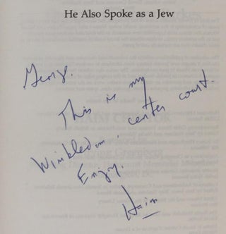 He Also Spoke as a Jew: The Life Of James Parkes. Foreword By Irving Greenberg