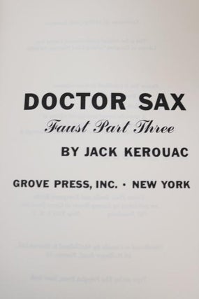 Doctor Sax: Faust Part Three