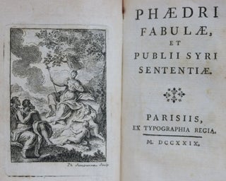 Phaedri Fabulae, et Publii Syri Sentiae.