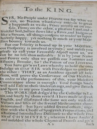 Pharmacopoeia, Londinensis. Or, the New London Dispensatory. In Six Books. Translated into English for the Publick Good; And fitted to the whole Art of Healing...