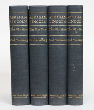 Item #001549 Abraham Lincoln. The War Years (In 4 Volumes). Carl Sandburg