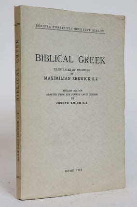 Item #001552 Biblical Greek. Joseph Smith S. J