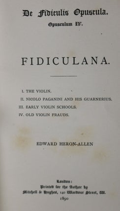 Fidiculana [De Fidiculus Opuscula, Opusculum IV]