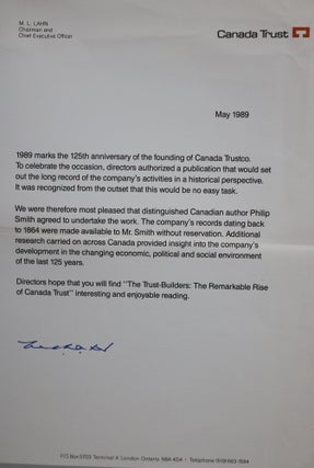 The Trust-Builders: The Remarkable Rise of Canada Trust