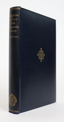 Item #001775 Religious Lyrics of the XIVth Century. Carleton Brown