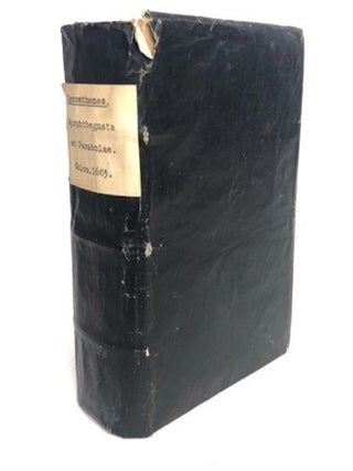 Item #001871 Apophthegmata Ex Probatis Graece Latinaeque Linguae Scriptoribus. Conrad Lycosthenes