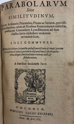 Apophthegmata Ex Probatis Graece Latinaeque Linguae Scriptoribus.