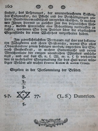 Carl Hubert Lobreich von Plumenoek geoffenbarter Einfluss in das allgemeine Wohl der Staaten der a¨chten Freyma¨urerey, aus dem wahren Entzweck ihrer urspru¨nglichen Stiftung erwiesen, und der Schrift ...