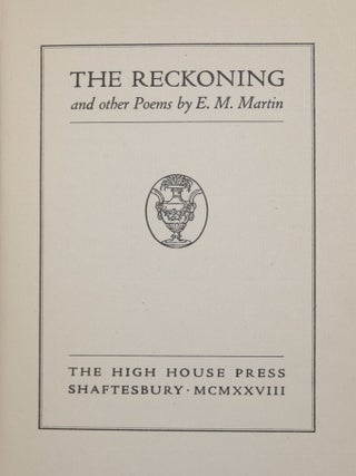 The Reckoning and Other Poems