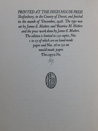 The Reckoning and Other Poems