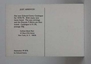 Edward Gorey Postcard