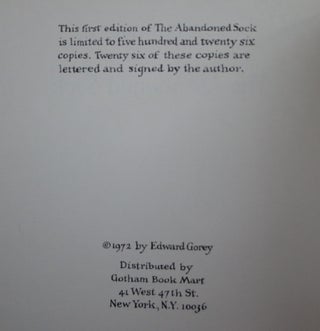 Fantod IV: 3 Books from Fantod Press. The Abandoned Sock, The Disrespectful Summons, and the Lost Lions.