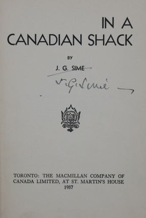 In a Canadian Shack