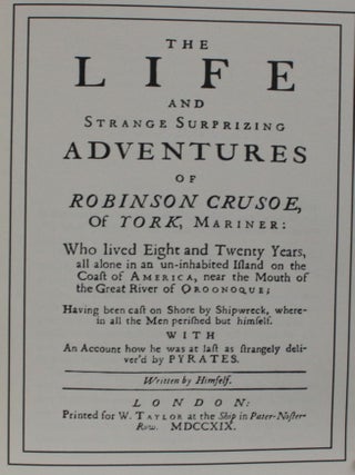 The Adventures of Robinson Crusoe