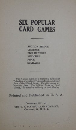 Six Popular Card Games