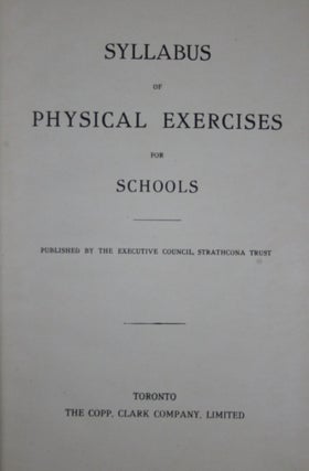 Syllabus of Physical Exercises for Schools
