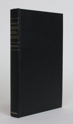 Item #002307 A History of Greek Literature. Moses Hadas