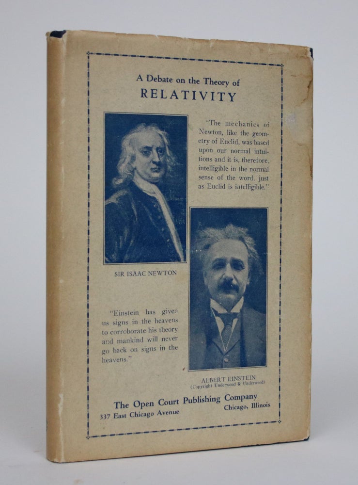 Item #002401 A Debate on the Theory of Relativity. William Lowe Bryan, Robert D. Carmichael, Harold T. Davis, William D. MacMillan, Mason E. Hufford, intro.