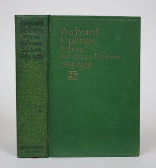 Item #002437 Rudyard Kipling's Verse, Inclusive Edition 1885-1926. Rudyard Kipling