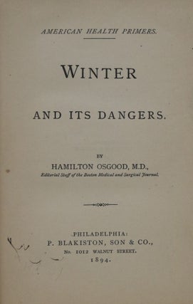 Winter and Its Dangers
