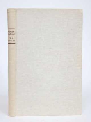 Item #002711 Psychologische Interpretation Von Kindertraumen Und Alterer Literatur Uber Traume....