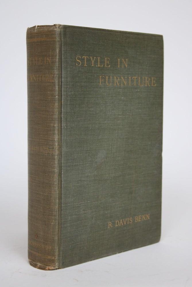 Item #002716 Style in Furniture. R. Davis Benn.
