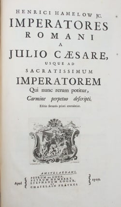 Historia Augusta Imperatorum Romanorum: a C. Julio Caesare Usque Ad Josephum Imperatorem Augustissimum