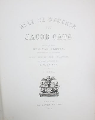 Alle De Wercken Van Jacob Cats