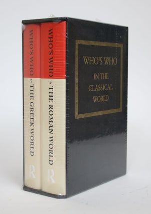 Item #003145 Who's Who in The Greek World and in The Roman World (2 Volumes). John Hazel