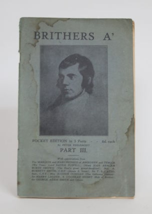 Item #003466 Brithers A': A Minute a Day with Burns. Poet, Lover, and Prophet of Brotherhood....
