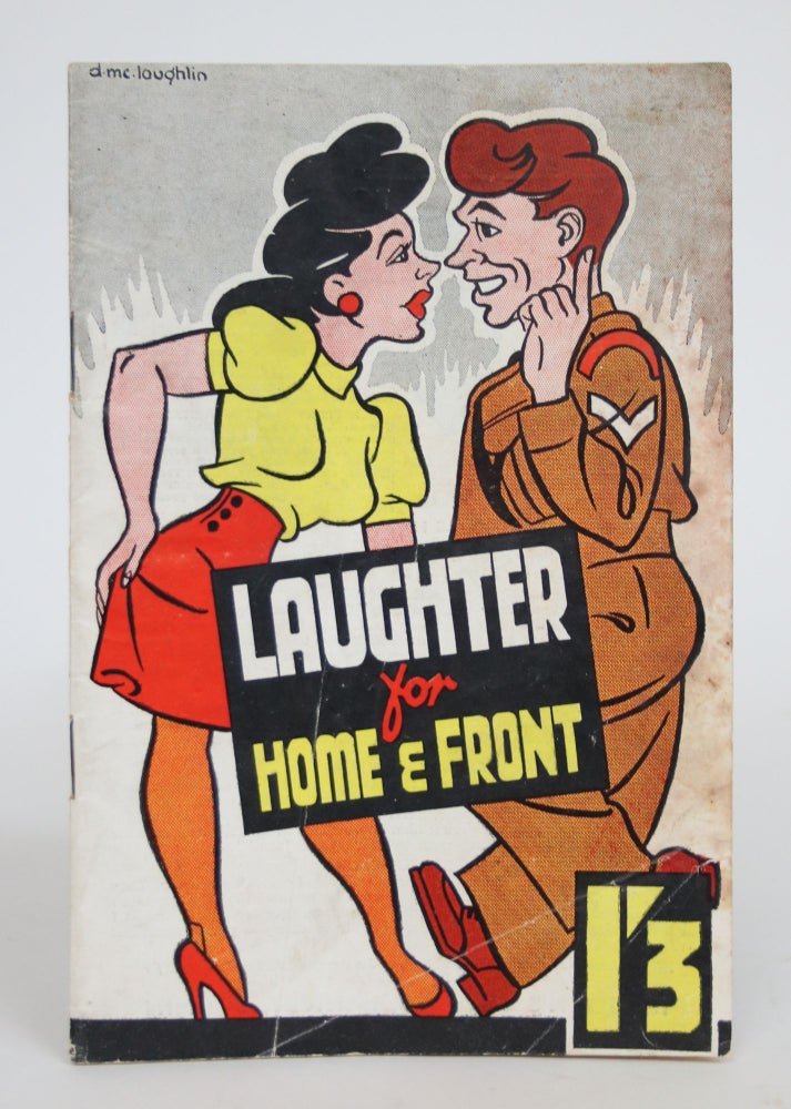 Item #003475 Laughter for Home and Front: A collection of Cartoons and Jokes. David McLoughlin, David Lynn.
