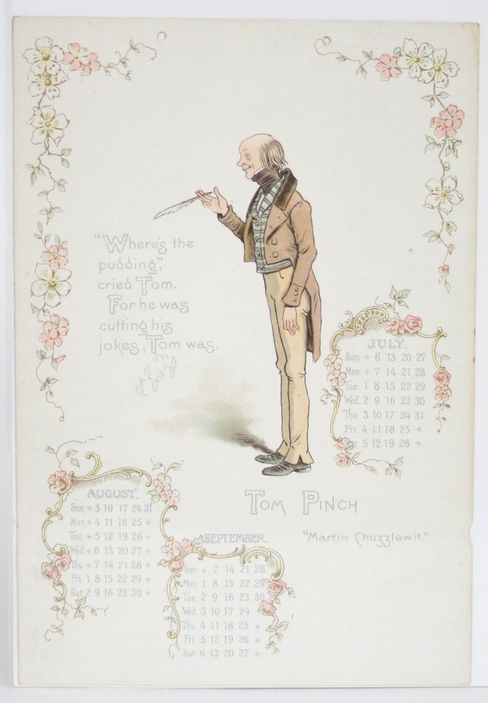 Item #003507 Dickens' Celebrities: Calendar for 1902 (Single Page)