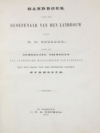 Handboek Voor Den Landbouw