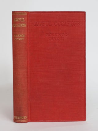 Item #003982 Awful Occasions. Evoe, E V. Knox