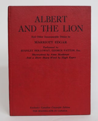 Item #004018 Albert the Lion and Other Incomprable Ditties By Marriott Edgar. Performed By...