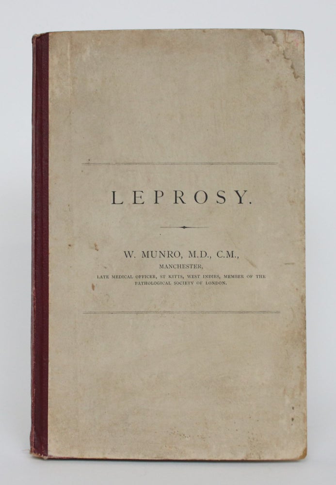 Item #004596 Leprosy. W. Munro.
