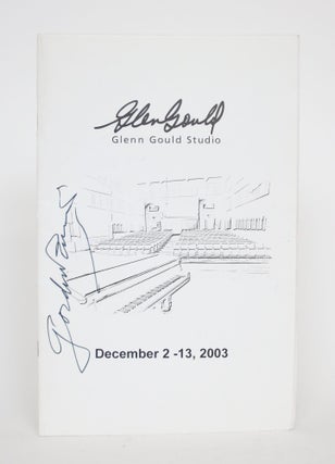 Item #004629 OnStage at Glenn Gould Studio: Vol. 12, No. 6 December 2-13, 2003. Canadian...