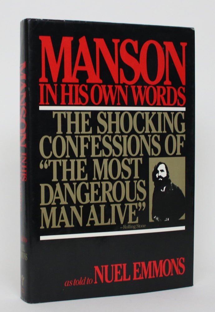 Item #004723 Manson in His Own Words as Told to Nuel Emmons. Nuel Emmons.