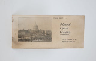 Item #005911 Price List ... National Optical Company