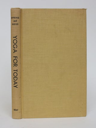 Item #006130 Yoga for Today. Clara Spring, Madeleine Goss