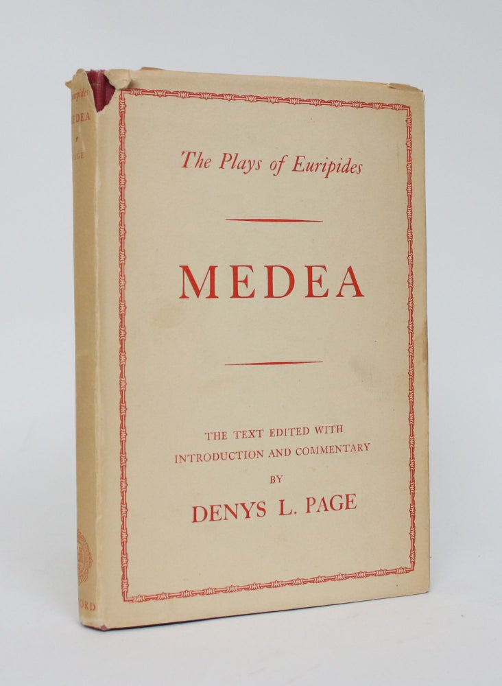 Item #006378 Medea. Euripides, Denys L. Page.